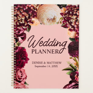 Romantisches Chrysanthemum auf Gossamer Pink Planer