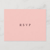 Romantisches Chrysanthemum auf Gossamer Pink Postkarte (Rückseite)