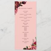 Romantisches Chrysanthemum auf Gossamer Pink Programm (Rückseite)