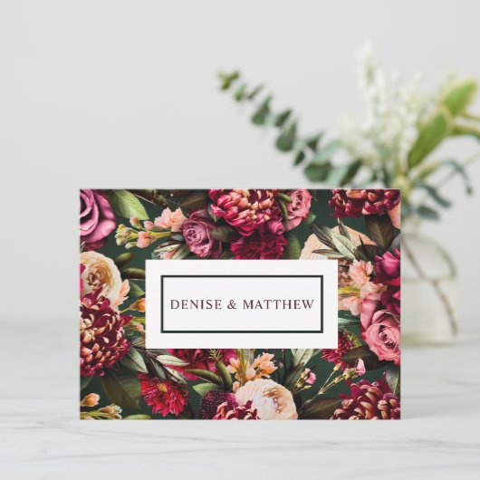 Romantisches Chrysanthemum auf Smarald (Stehend Vorderseite)