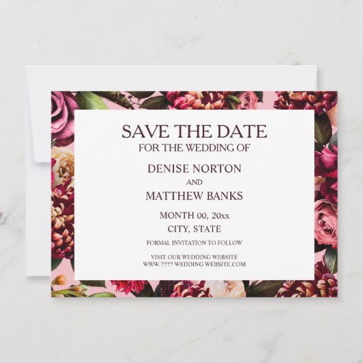 Romantisches Chrysanthemum über Almond Blossom (Rückseite)