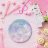 Romantisches Cloud Nine-Brautparty Pappteller (Party)