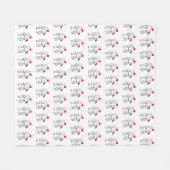 Romantisches Couple Fleece Blanket (Vorderseite (Horizontal))