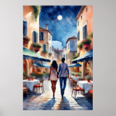 Romantisches Couple Poster (Vorne)