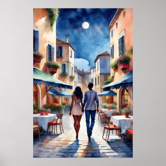 Romantisches Couple Poster (Vorne)