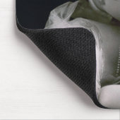 Romantisches Couple Vintag Retro Foto Elegante Lie Mousepad (Ecke)