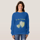 Romantisches, cremiges Herz ist mein Valentine Sweatshirt (Vorne ganz)