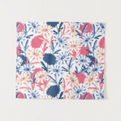 Romantisches Daisy-Blume-Muster Wandteppich (Vorderseite (Horizontal))