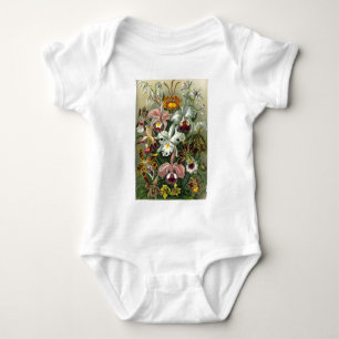 romantisches Date Blüten RSVP farbenfroh chic Baby Strampler