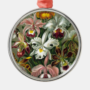 romantisches Date Brautstrauß floral Haeckel Orchi Ornament Aus Metall