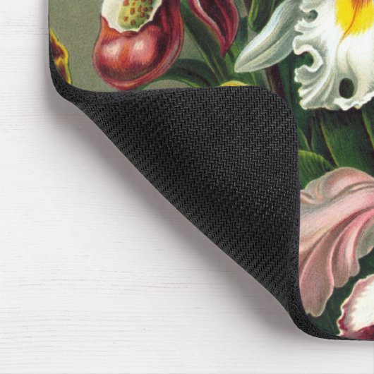 romantisches Datum blüht uAwg bunter Chic Mousepad (Ecke)