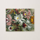 romantisches Datum blüht uAwg bunter Chic Puzzle (Horizontal)