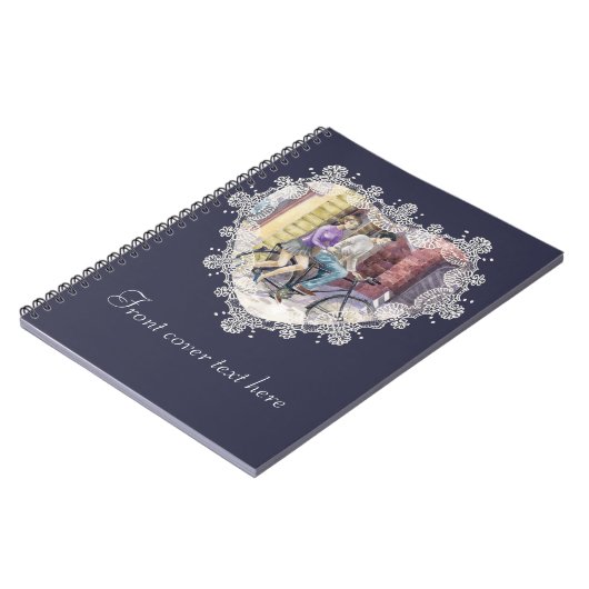 Romantisches Datum Notizblock (Linke Seite)