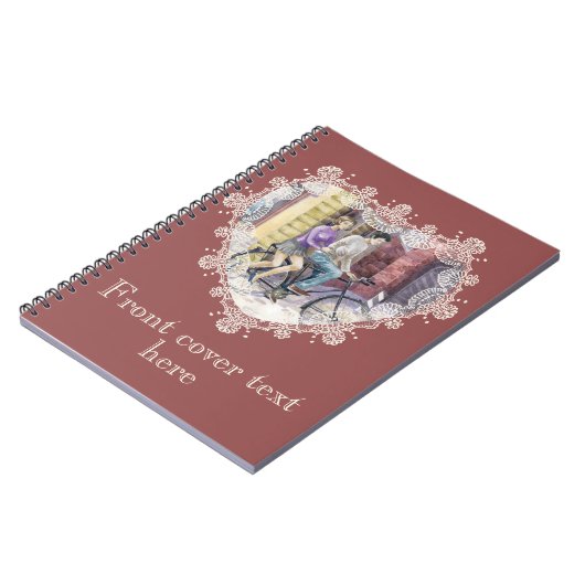 Romantisches Datum Notizblock (Linke Seite)