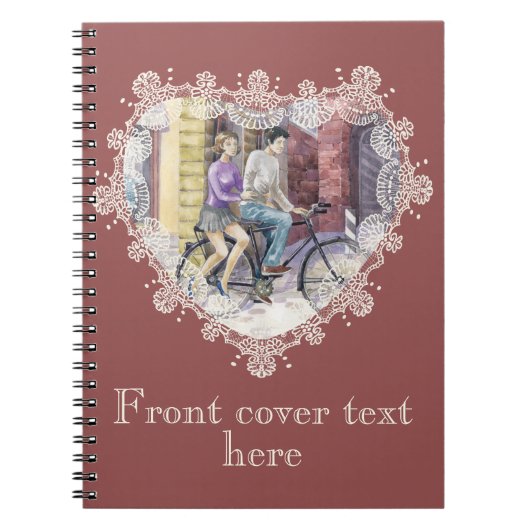 Romantisches Datum Notizblock (Vorderseite)