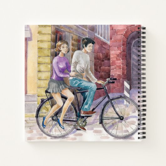 Romantisches Datum Notizbuch (Rückseite)