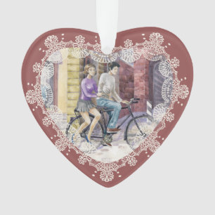 Romantisches Datum Ornament