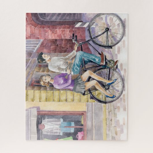 Romantisches Datum Puzzle (Vertikal)