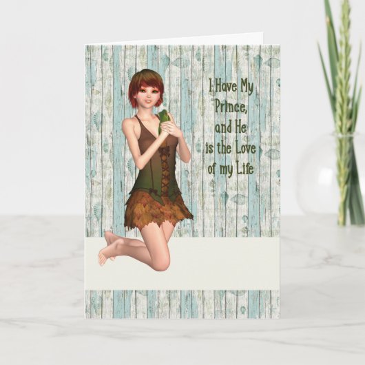 Romantisches Design in einem märchenhaften Ambient Karte (Vorderseite)