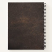 Romantisches Dream Horse Spirale Notebook Notizblock (Rückseite)