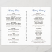 Romantisches Dusty Blue Pink Floral Antlers Progra Flyer (Hinten)