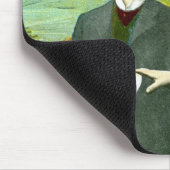 Romantisches Ehepaar in Vintager Szene Mousepad (Ecke)