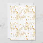 Romantisches elegantes Brautparty Wasserfarben Einladung (Rückseite)