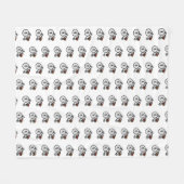 Romantisches Fahrrad Fleece Blanket (Vorderseite (Horizontal))