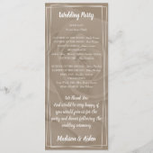 Romantisches Flat Program für rustikale Rose Programm (Rückseite)