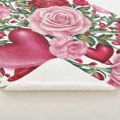 Romantisches Fleece Blanket Sherpadecke (3/4)