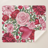 Romantisches Fleece Blanket Sherpadecke (Vorderseite (Horizontal))