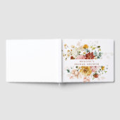 Romantisches Floral Guest Book Gästebuch (Voll)