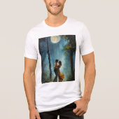 "Romantisches Forest Dance T-Shirt - Die Magie der Tri-Blend Shirt (Vorderseite)