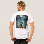 "Romantisches Forest Dance T-Shirt - Die Magie der Tri-Blend Shirt (Rückseite voll)