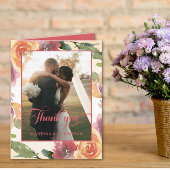 Romantisches Foto Dankeskarte