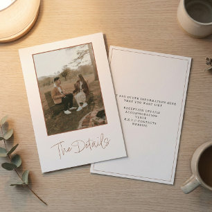 Romantisches Foto Die Detailkarte Begleitkarte