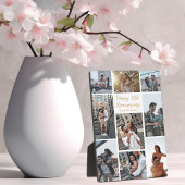 Romantisches Foto für kundenspezifische Anniversar Fotoplatte