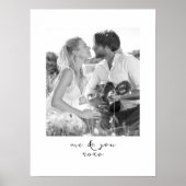 Romantisches Foto für Personalisierte Nachrichten  Poster (Vorne)