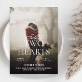 Romantisches Foto-Poster Einladung