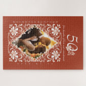 Romantisches Foto Red Rust 50 Jubiläum Puzzle (Horizontal)