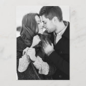 Romantisches Foto Save the Date (Rückseite)