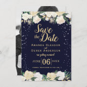 Romantisches Foto Save the Date (Vorne/Hinten)