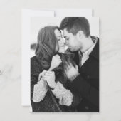 Romantisches Foto Save the Date (Rückseite)