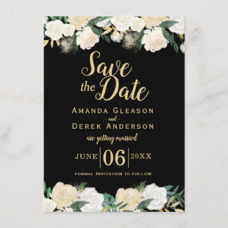 Romantisches Foto Save the Date Einladung