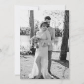 Romantisches Foto Save the Date Verlobung/Hochzeit (Rückseite)