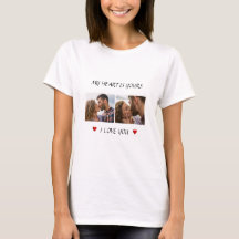Romantisches Foto-T-Shirt – Valentinstag-Geschenk