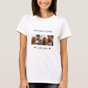 Romantisches Foto-T-Shirt – Valentinstag-Geschenk T-Shirt