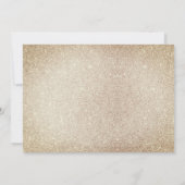 Romantisches Foto Taufe Girl Blumen Einladung (Rückseite)