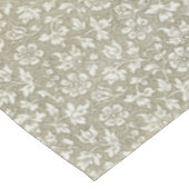 Romantisches Französisch Vintag Beige Blumenmuster Tischdecke (Schrägansicht)