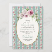 Romantisches Garden Party Brautparty Einladung (Vorderseite)